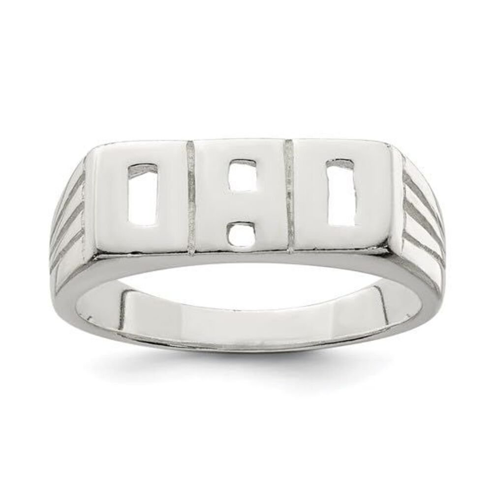 Kazi Luxury 925 Silver Solid Dad Ring For Father'… - image 7